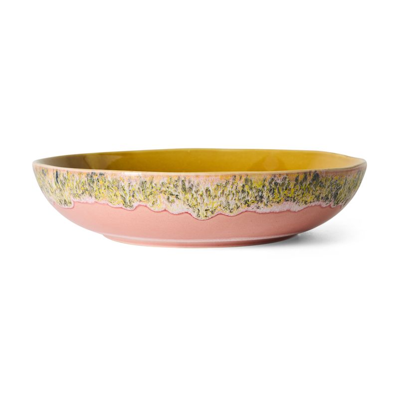 70s ceramics: serving bowl macaron
