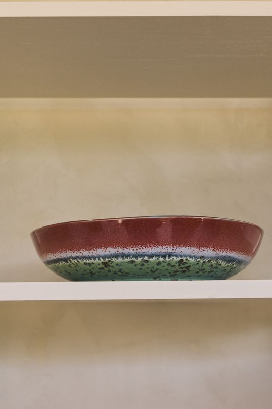 70s ceramics: serving bowl romance