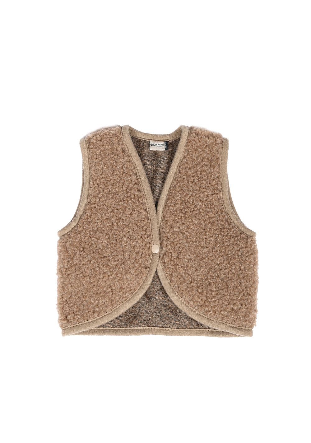 Alwero baby vest Lulu - Tan, Kies een maat: 56- 62