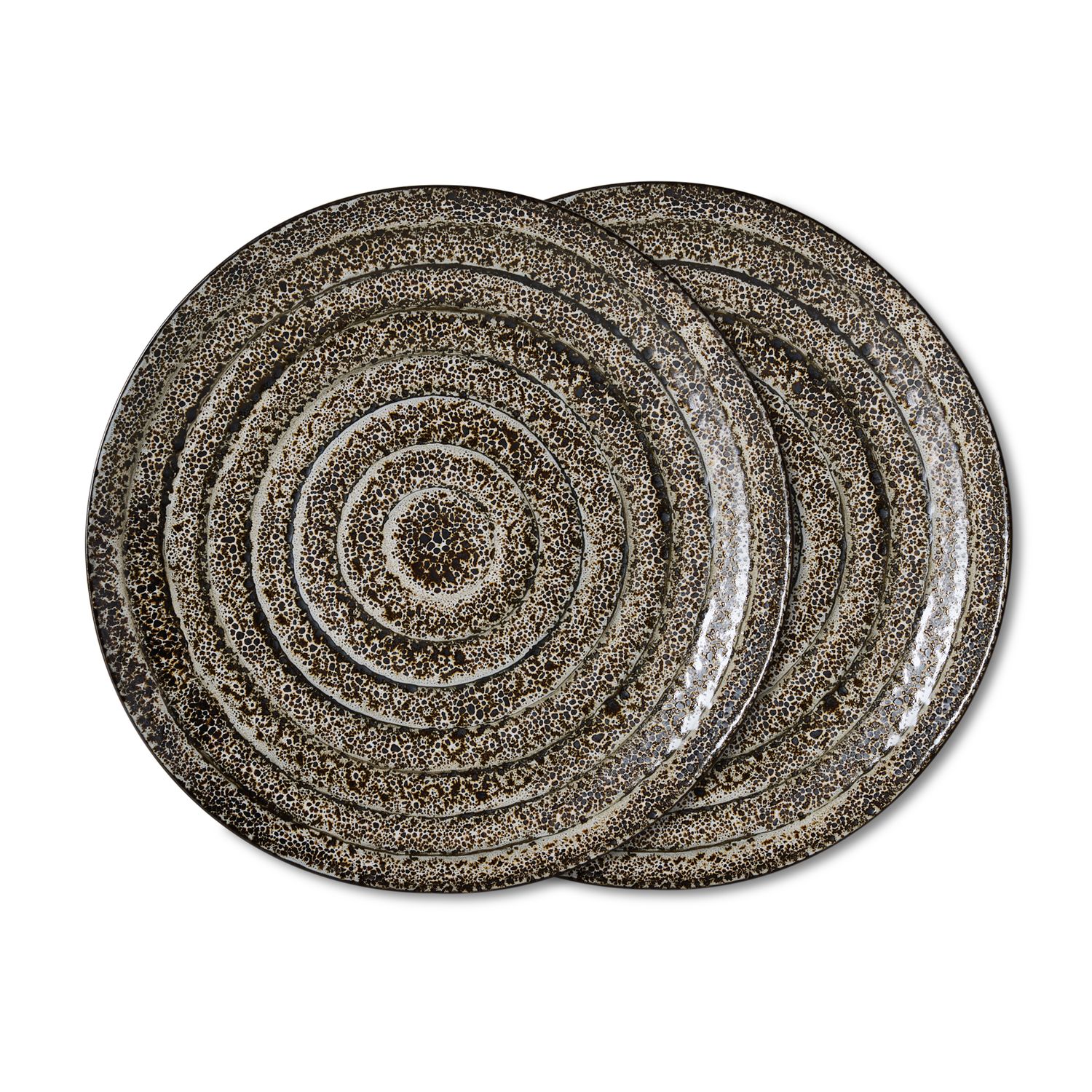 70s ceramics: dinner plate brew