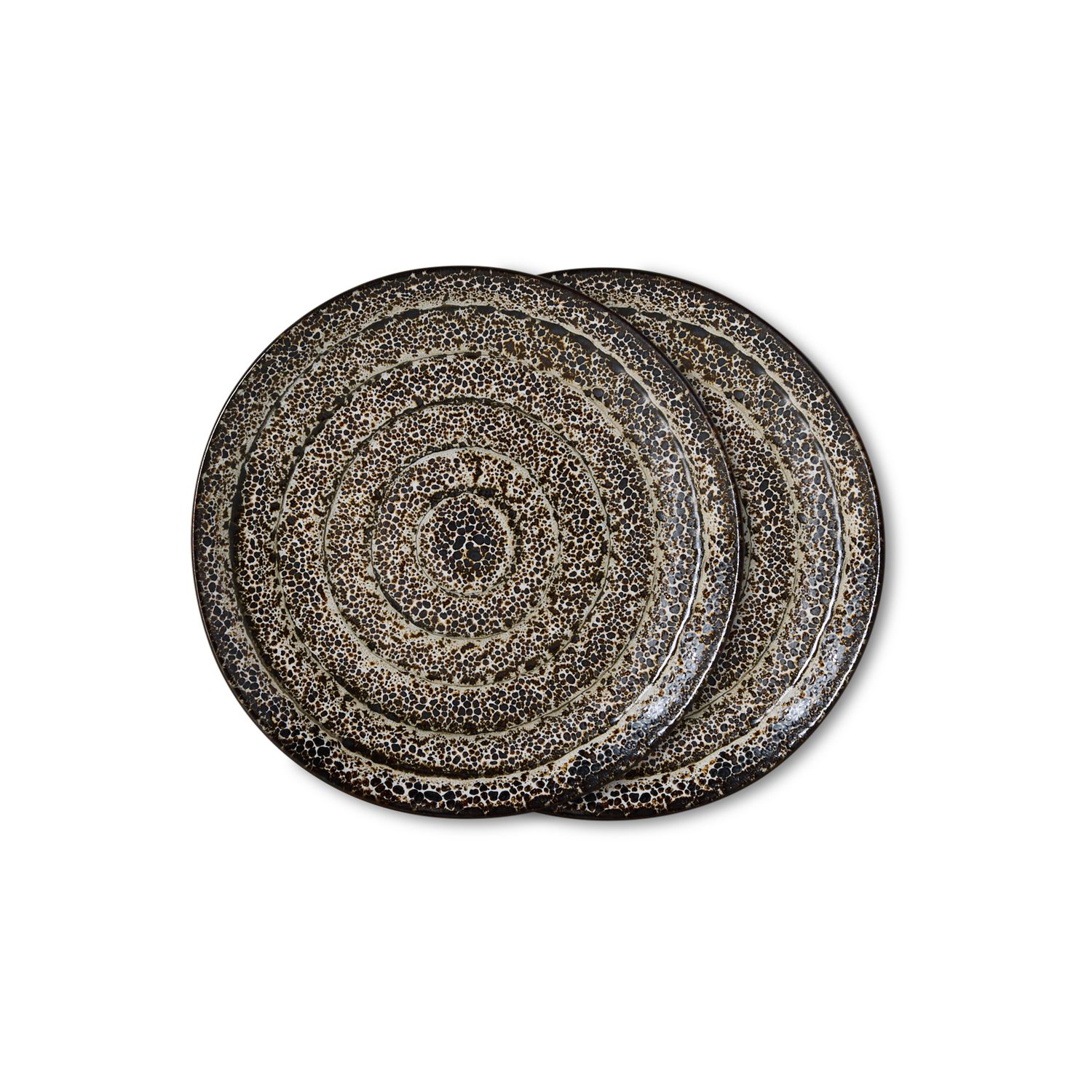 70s ceramics: dessert plate brew