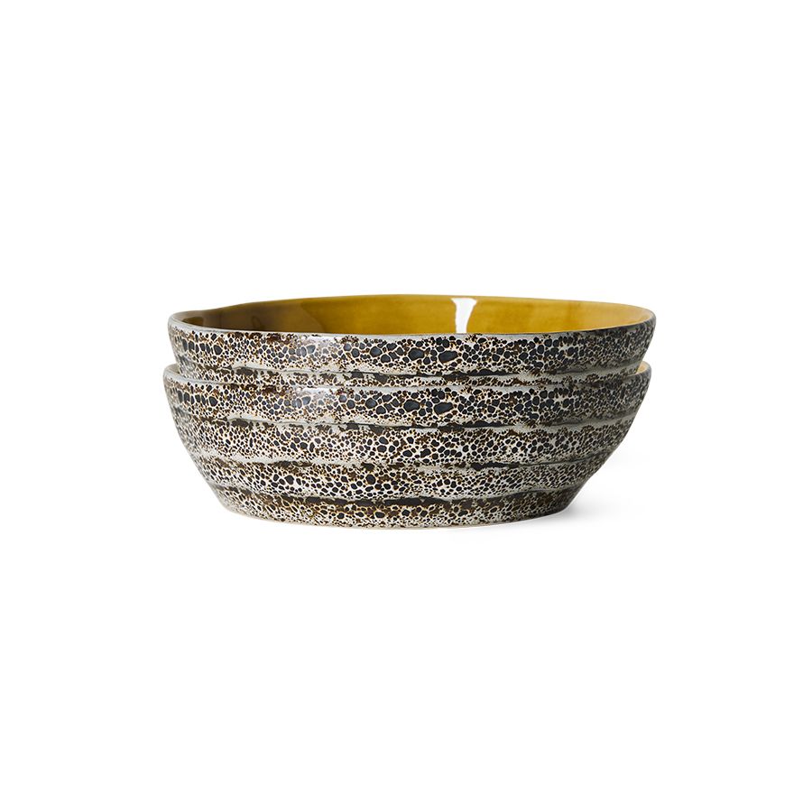 70s ceramics: pasta bowl brew