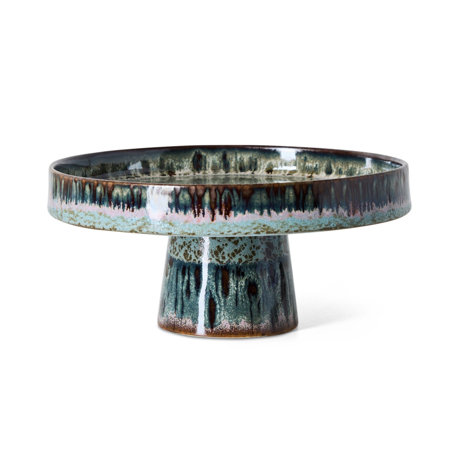 70s ceramics: bowl on base birthstone