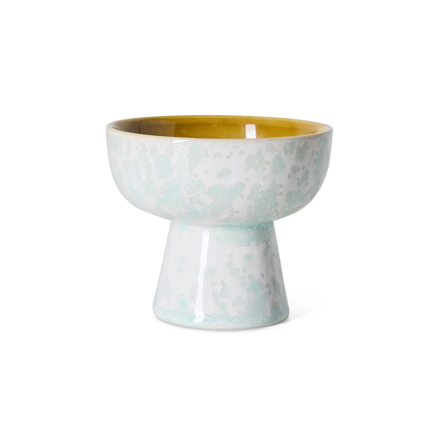 70s ceramics: tapas bowl on base lotus, S