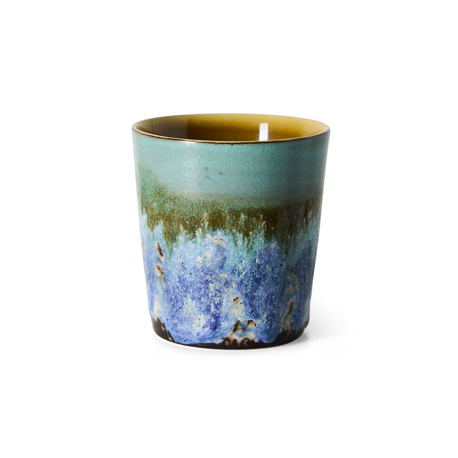 70s ceramics: coffee mug agave
