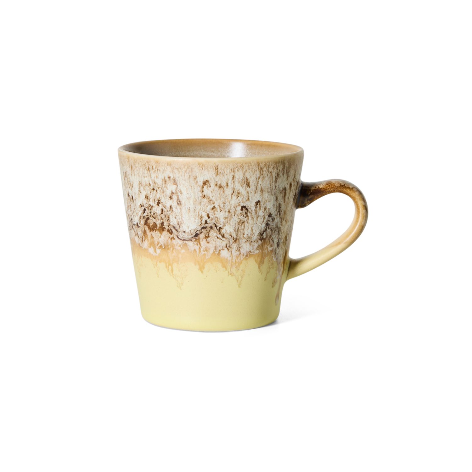 70s ceramics: americano mug custard