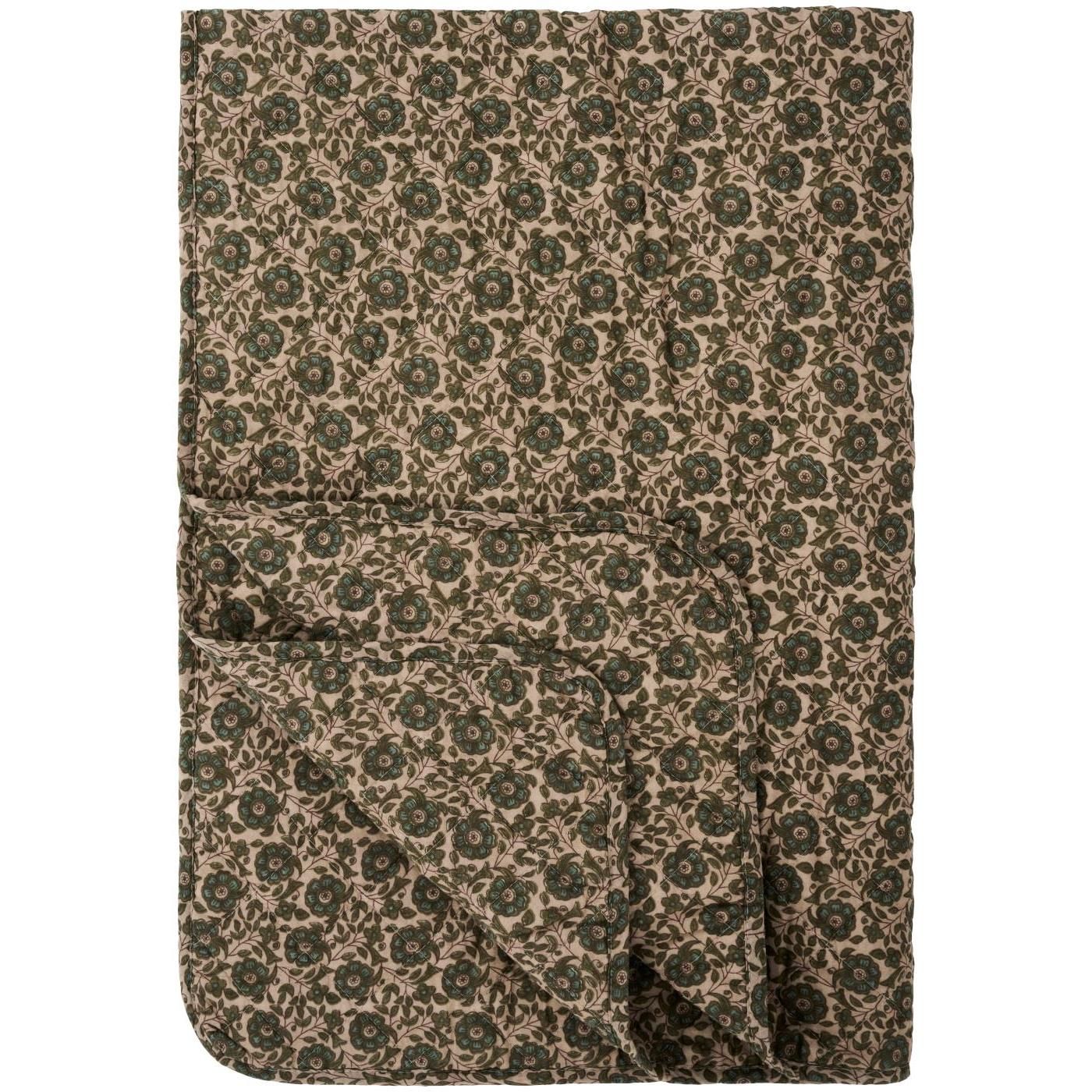 Quilt gebloemd *zand