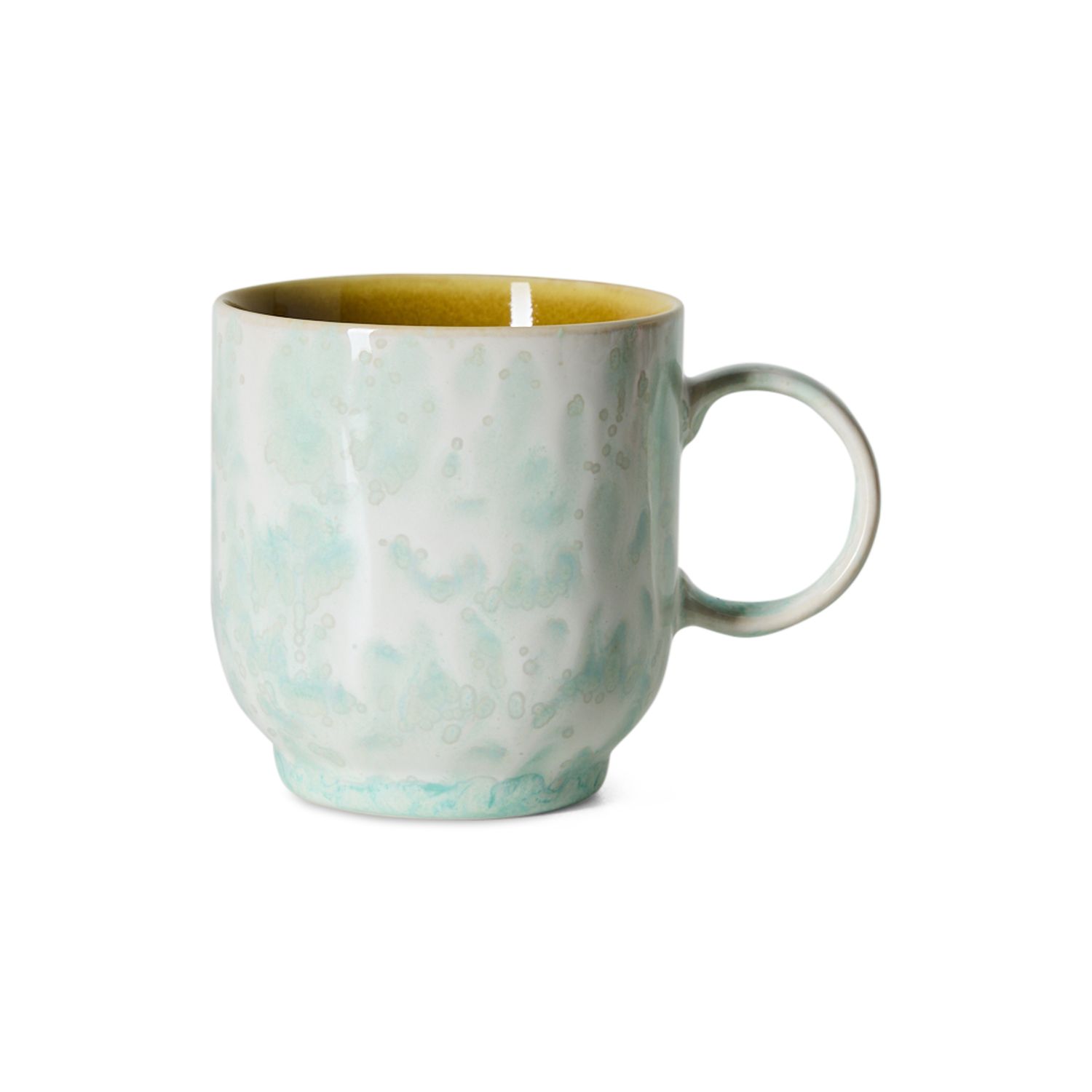 70s ceramics: café mug lotus