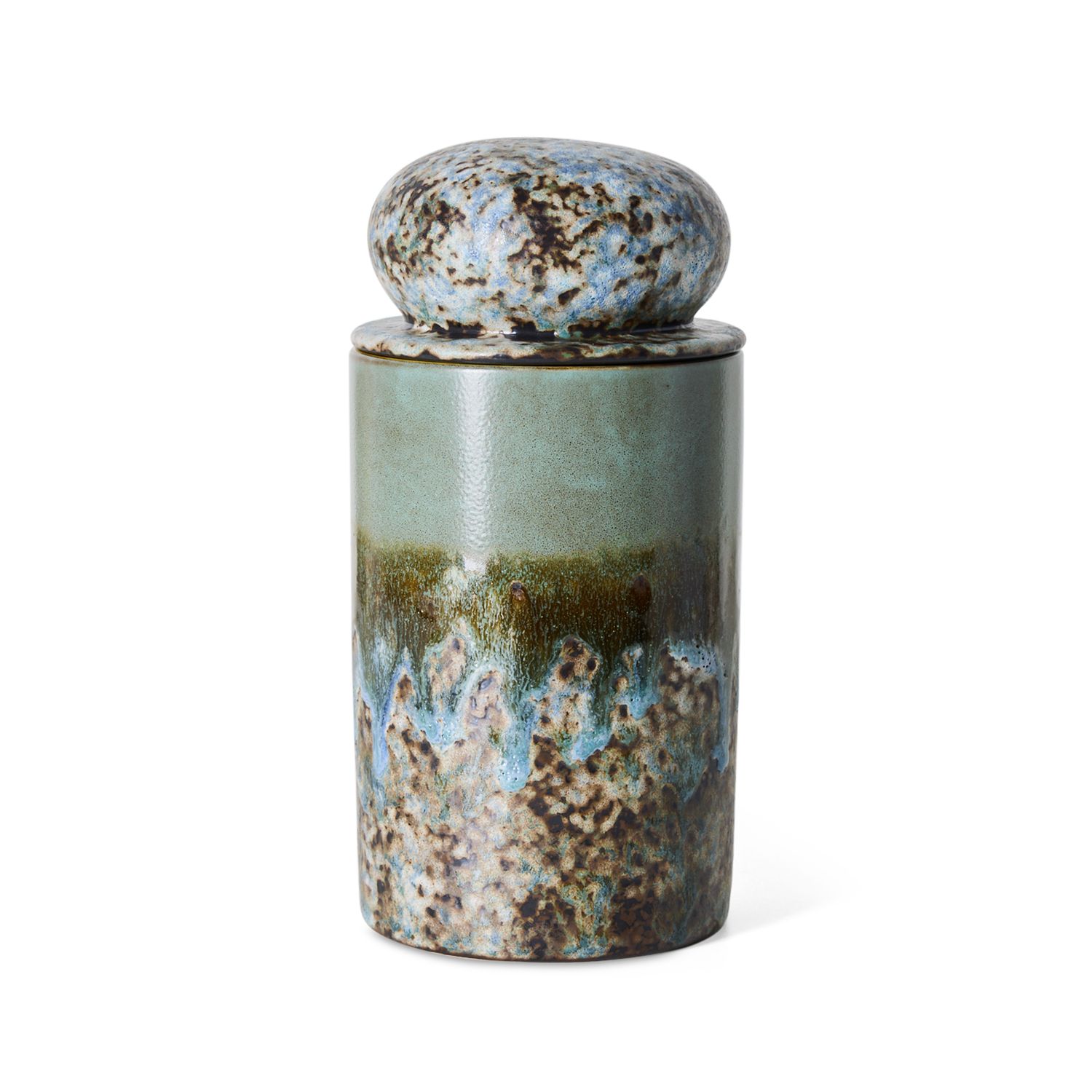 70s ceramics: storage jar agave