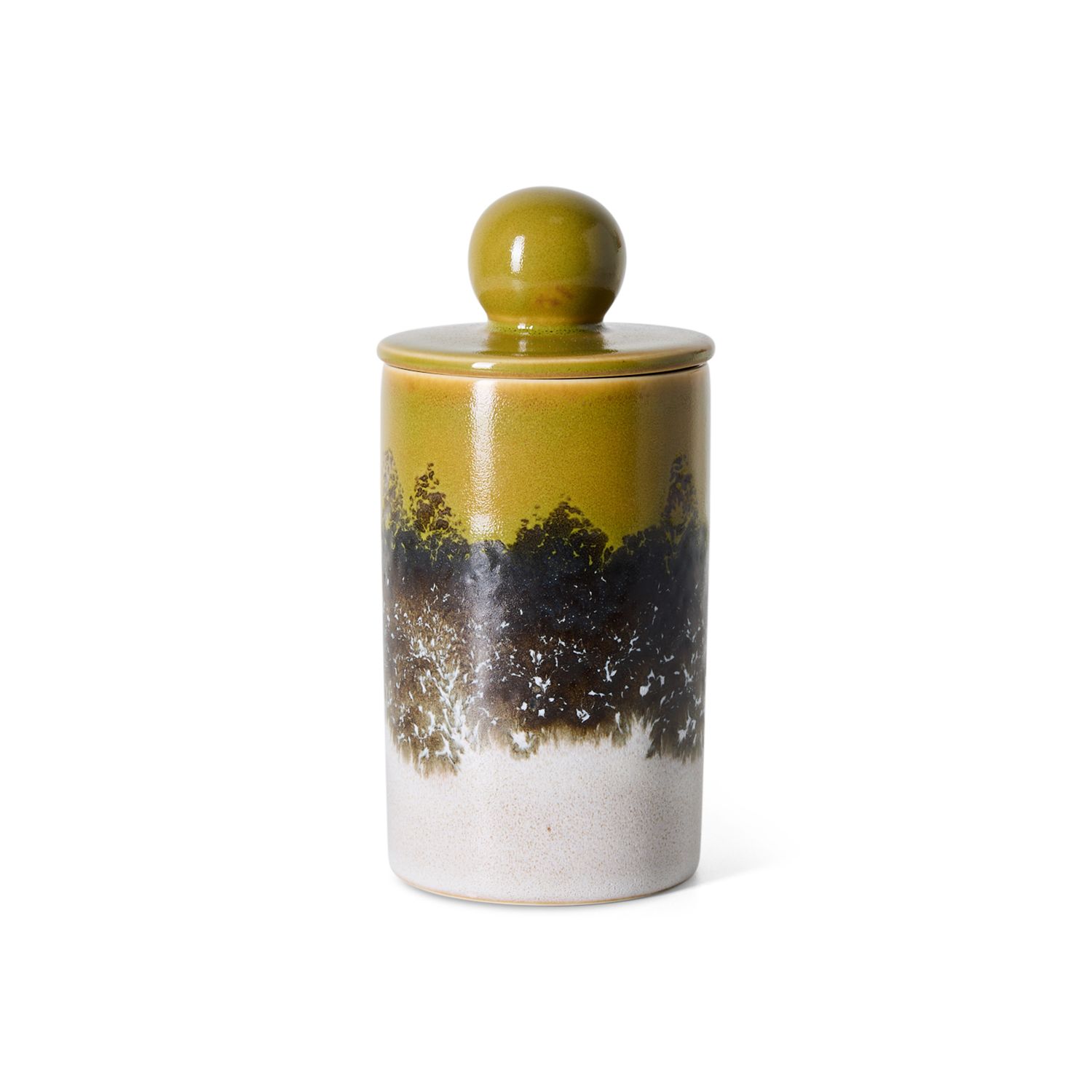70s ceramics: storage jar truffle, medium