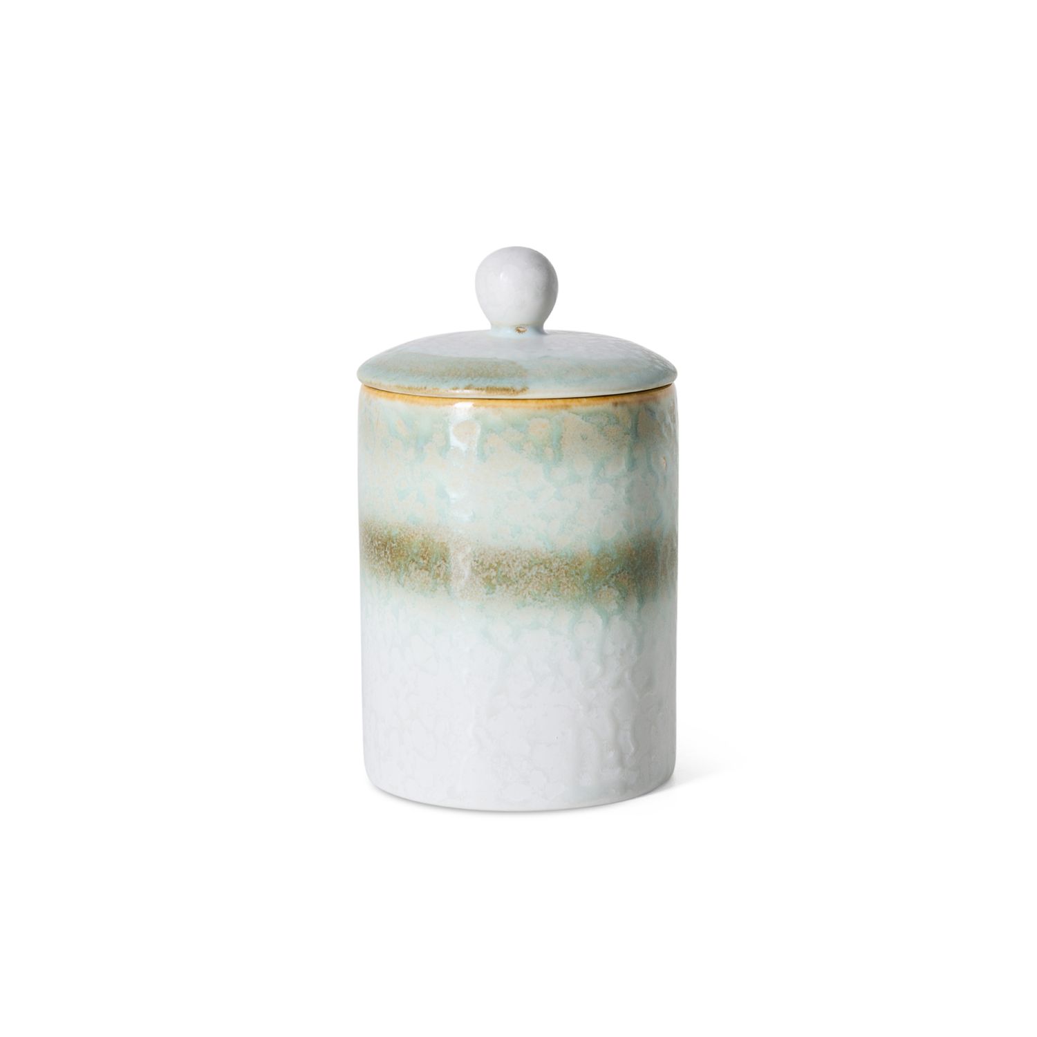 70s ceramics: jar lotus