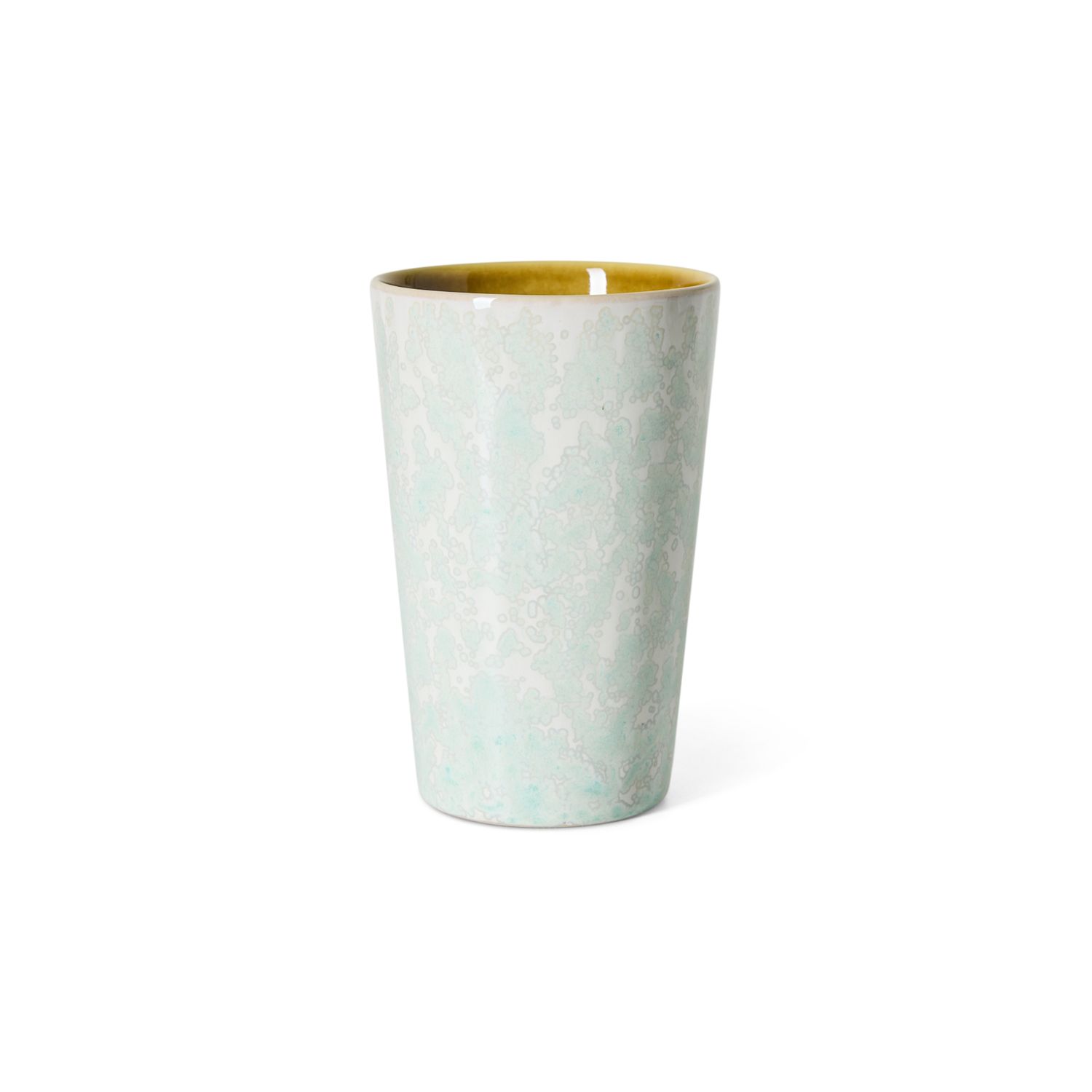 70s ceramics: tea mug lotus