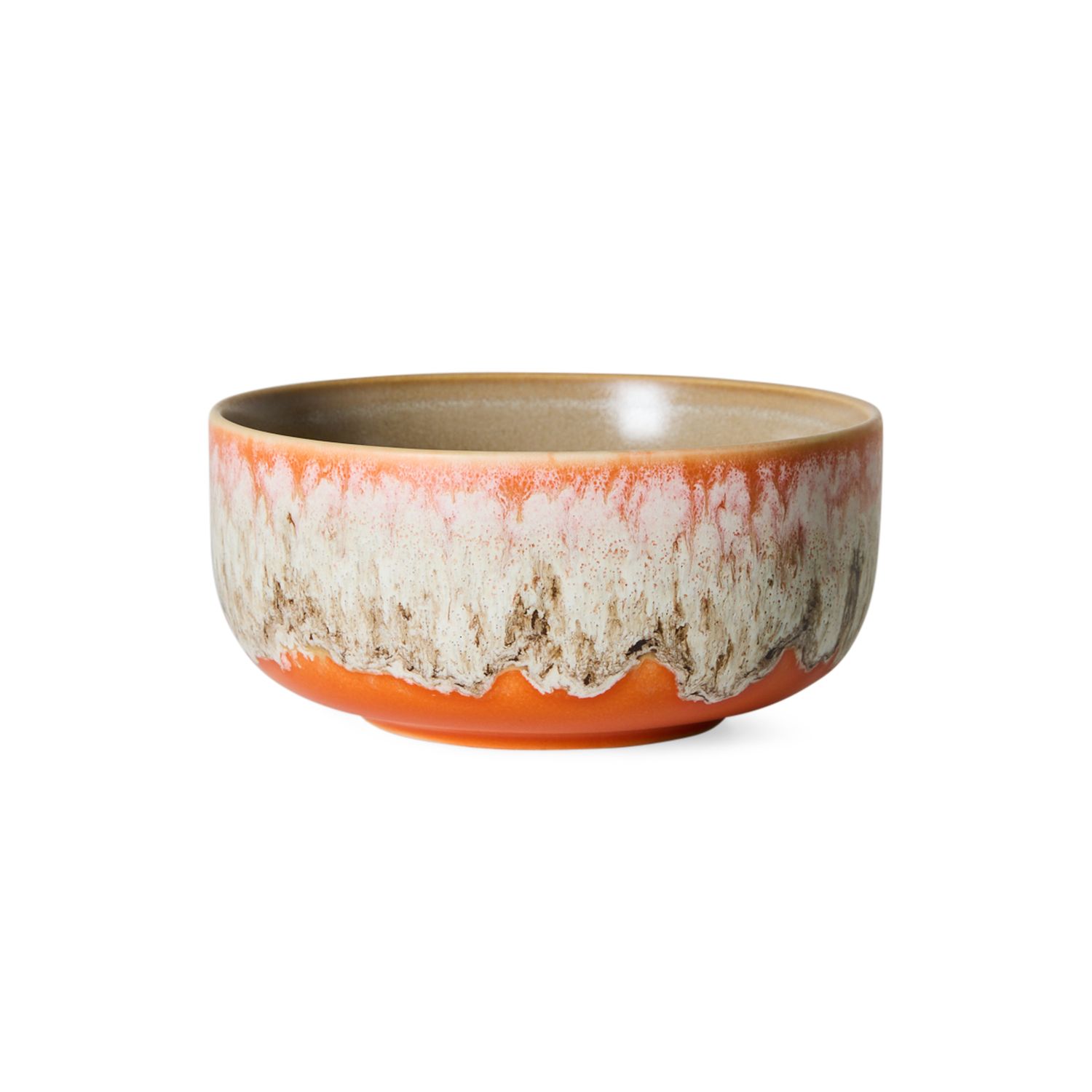 70s ceramics: dessert bowl fierce