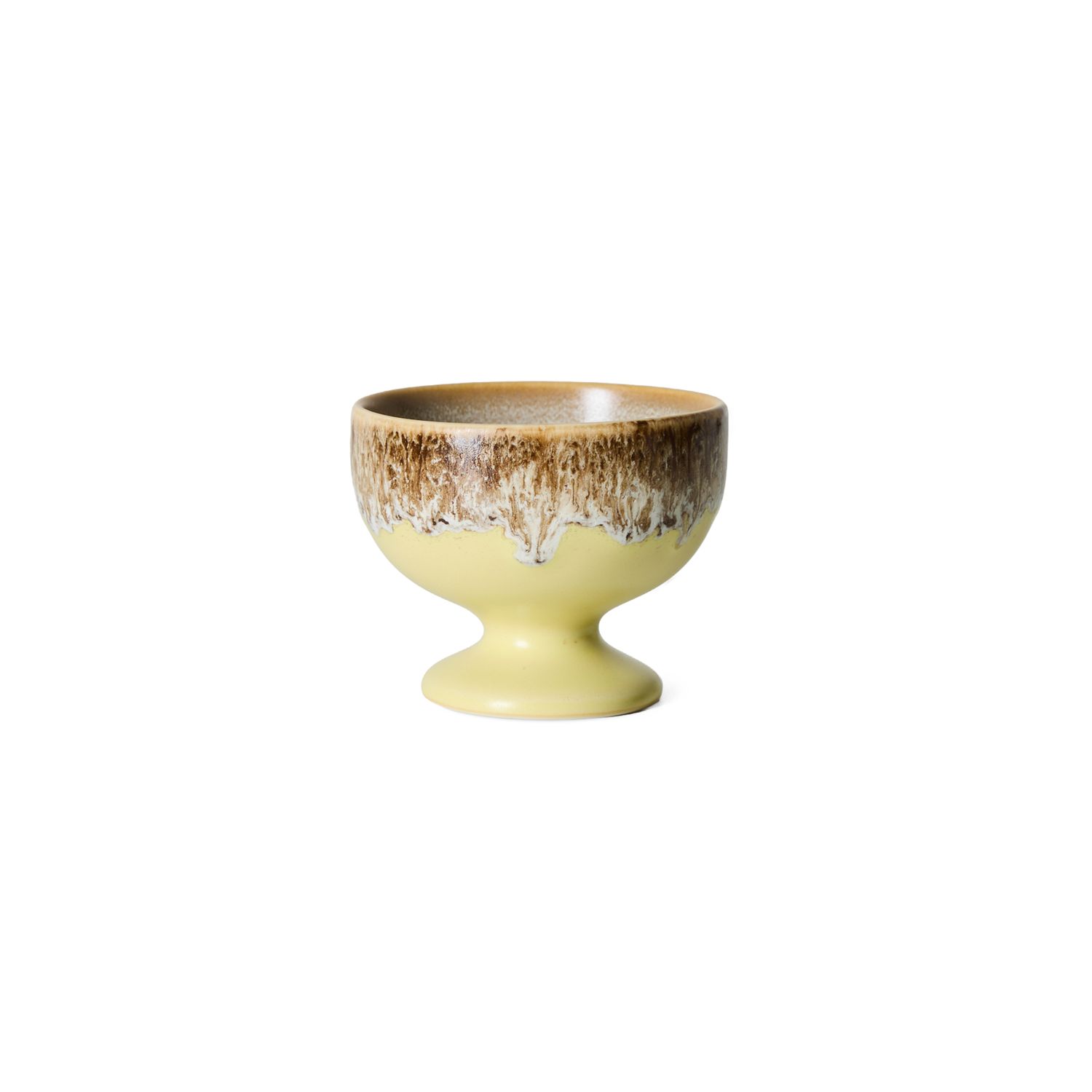 70s ceramics: small coupe custard