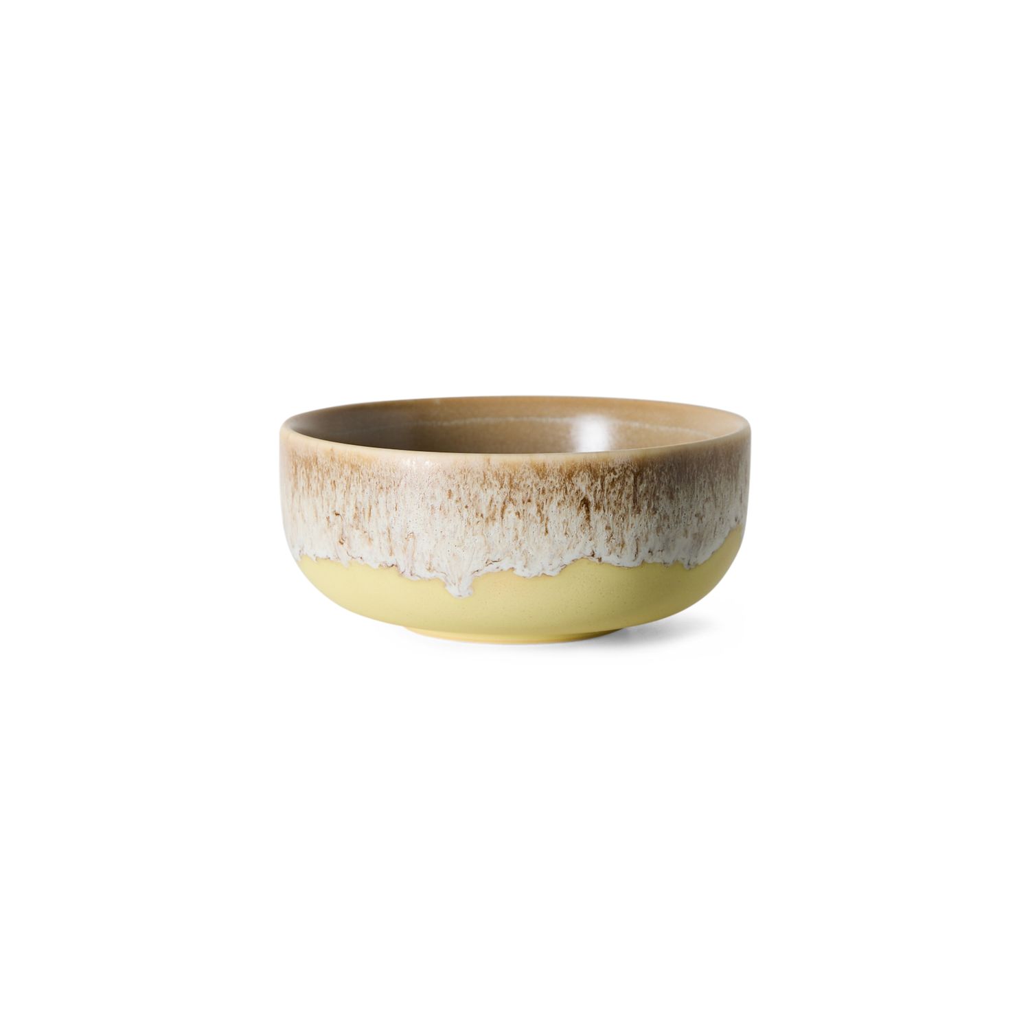 70s ceramics: tapas bowl custard