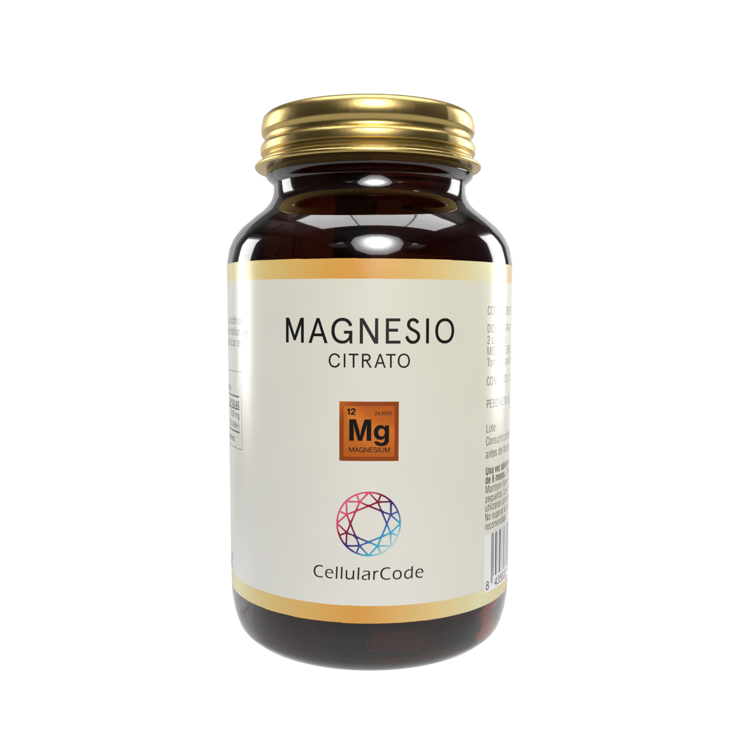 Magnesio Citrato 120 cápsulas