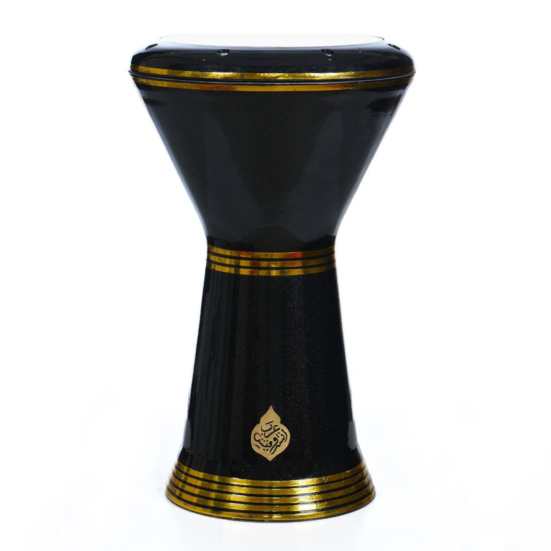 Crown Premium Sparkling Black 8 pegs Darbuka