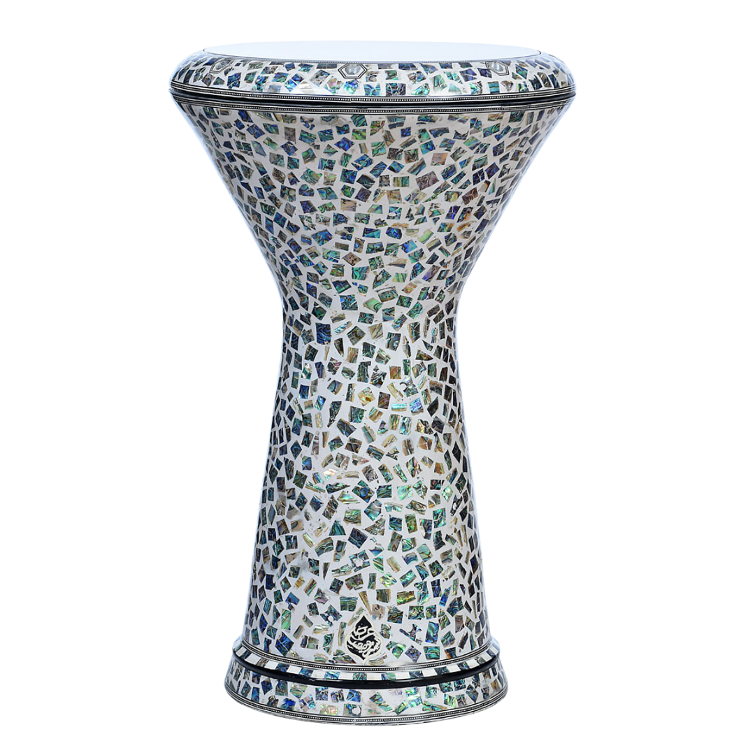 Al Malika – White Edition Dohola Darbuka Drum