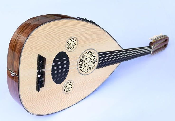 Professional Turkish Half Electric Oud with Equalizer