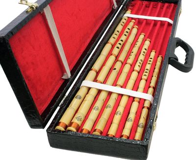 Arabic Egyptian Ney Set of 7 with Hard Case
