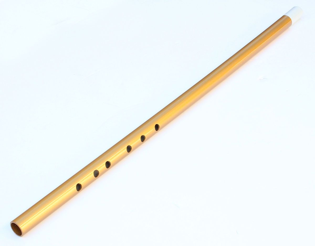 (Tuning Bolahenk, Mi Bayat) Arab Instruments Professional Plastic Ney 20.82&quot; Gold