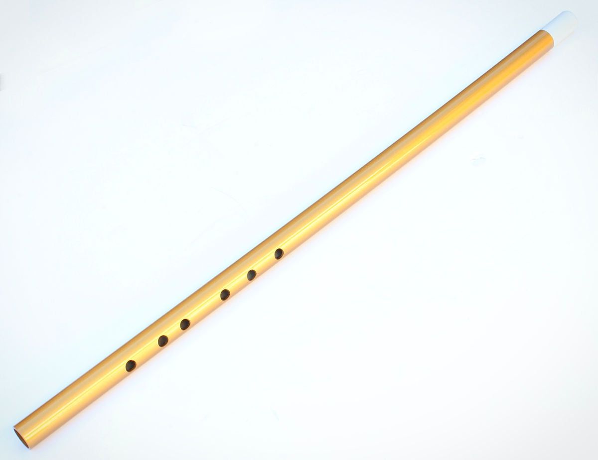 (Tuning Kiz, Si - B) Arab Instruments Professional Plastic Ney 28.68&quot; Gold Metal