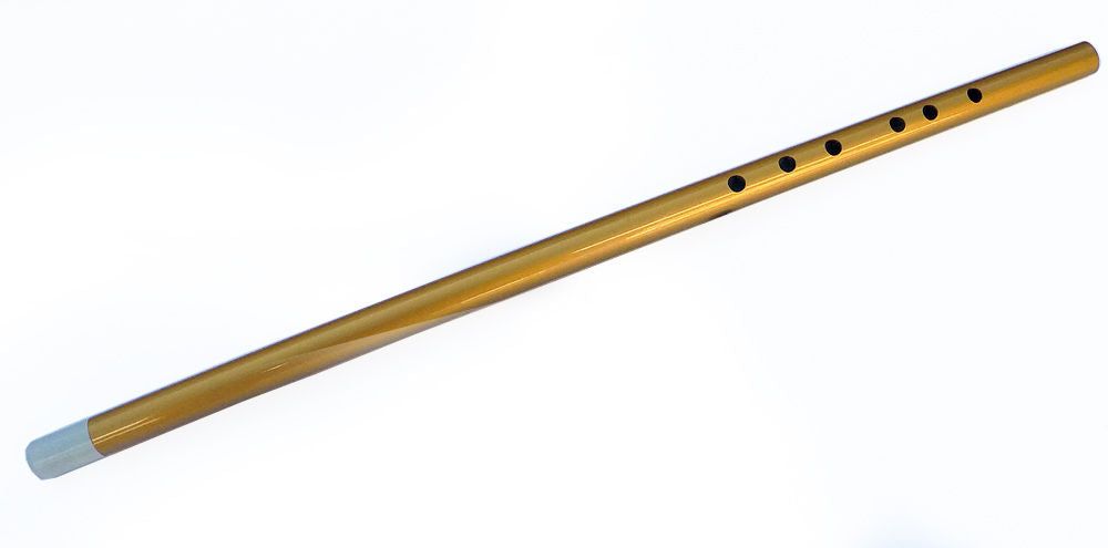 (Tuning Do, C Yiladiz) Arab Instruments Plastic Ney 26.33&quot; Gold