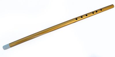 (Tuning Do, C Yiladiz) Arab Instruments Plastic Ney 26.33&quot; Gold