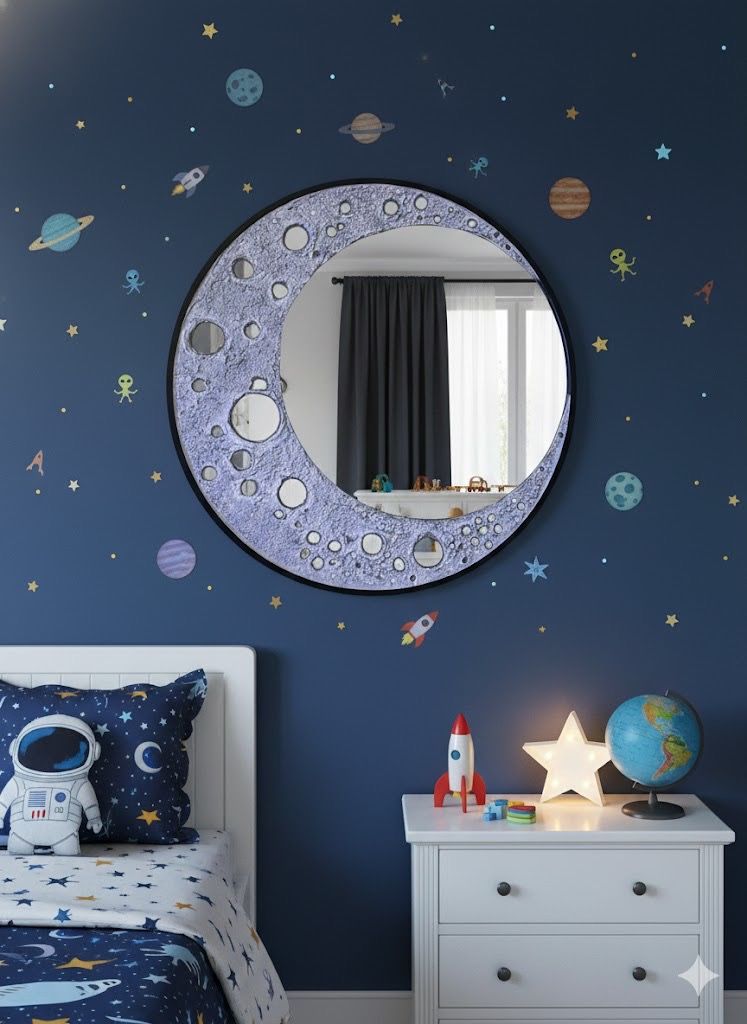 Espejo luna realista