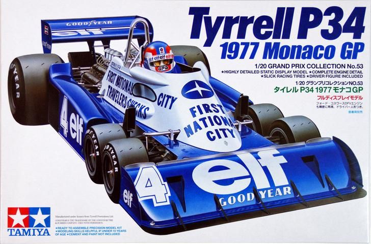 Box-art of Tyrrell P34 1977 Monaco GP
1/20 Grand Prix Collection No.53