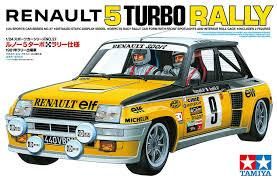 Box art of Renault 5 Turbo Rally Tamiya