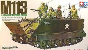 Box-art of Tamiya 1/35 M113 Armoured Personnel Carrier