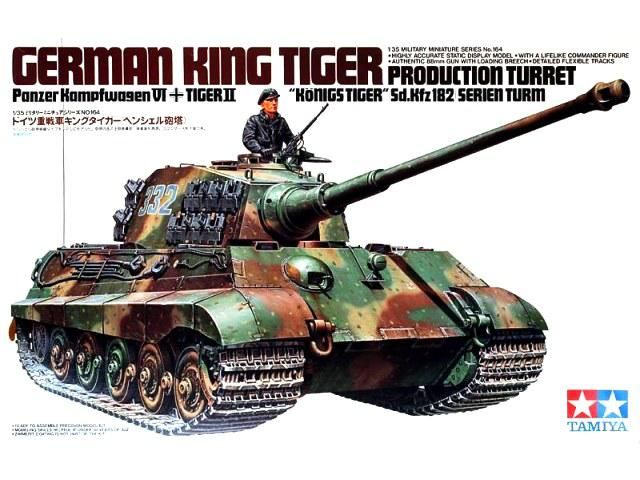 Box-art of Tamiya 1/35 German King Tiger
