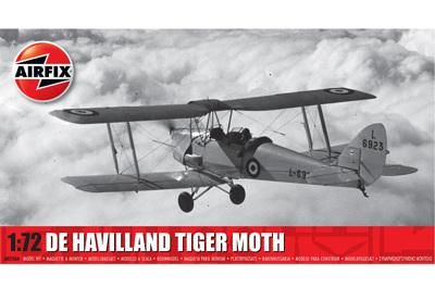 Box-art of Airfix 1:72 De Havilland Tiger Moth