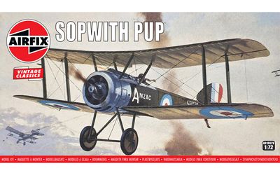 Box-art of Airfix Vintage Classic 1/72 Sopwith Pup