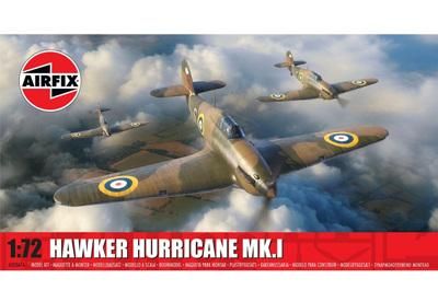 Box-art of Airfix Hawker Hurricane Mk. 1