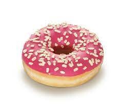 Donut aardbei