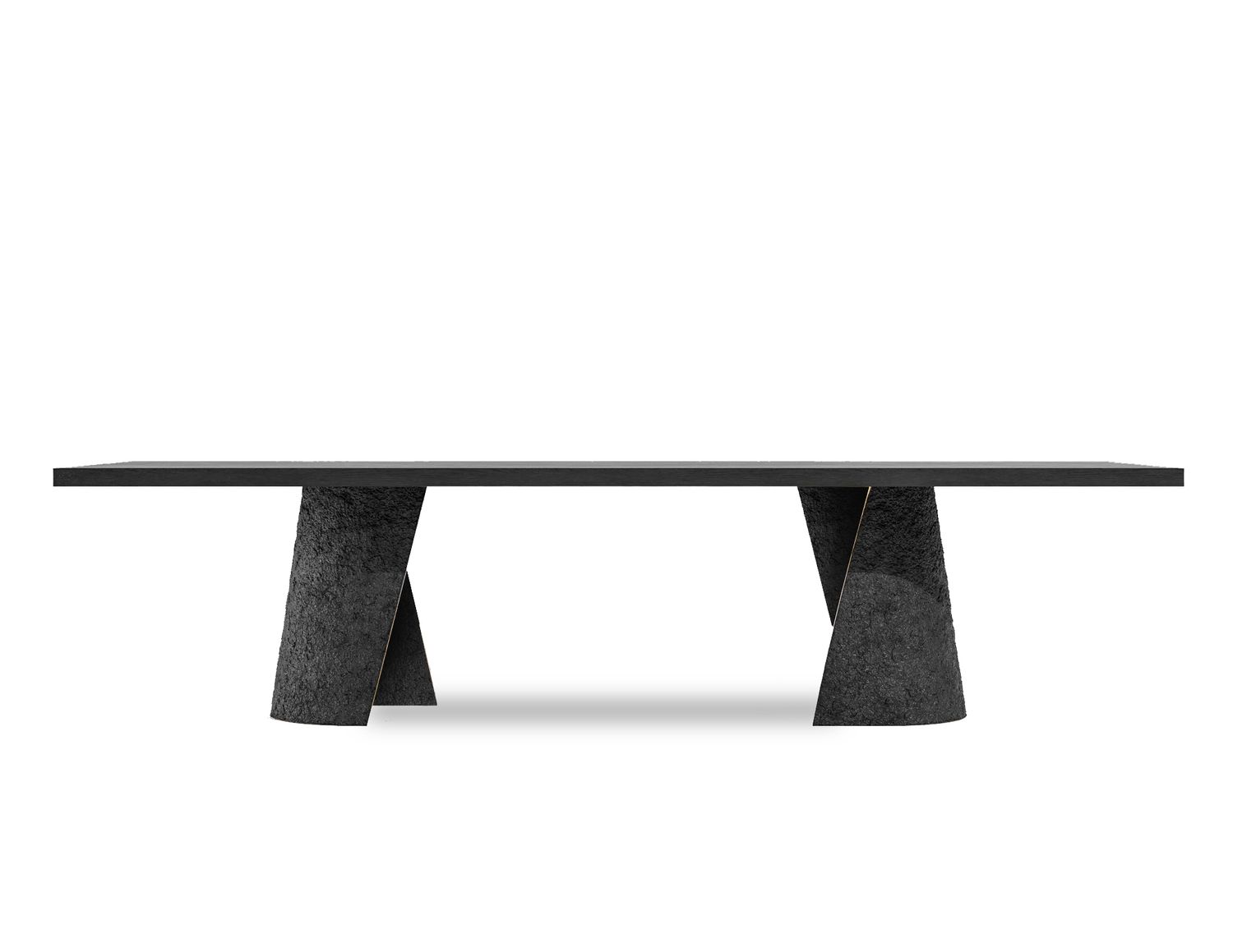 Massiv design Esstisch nach Maß aus Eiche oder Amerikänische Nussbaum 160x200cm Metal Gestell