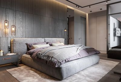 Massiv design Polsterbett nach Maß 160x200cm Stoff Doppelbett mit Stauraum