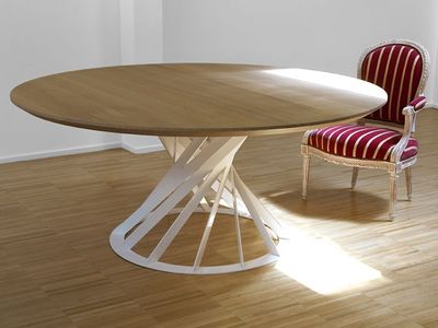 Runder Esstisch BANGKOK aus Massivholz organisch nach Maß