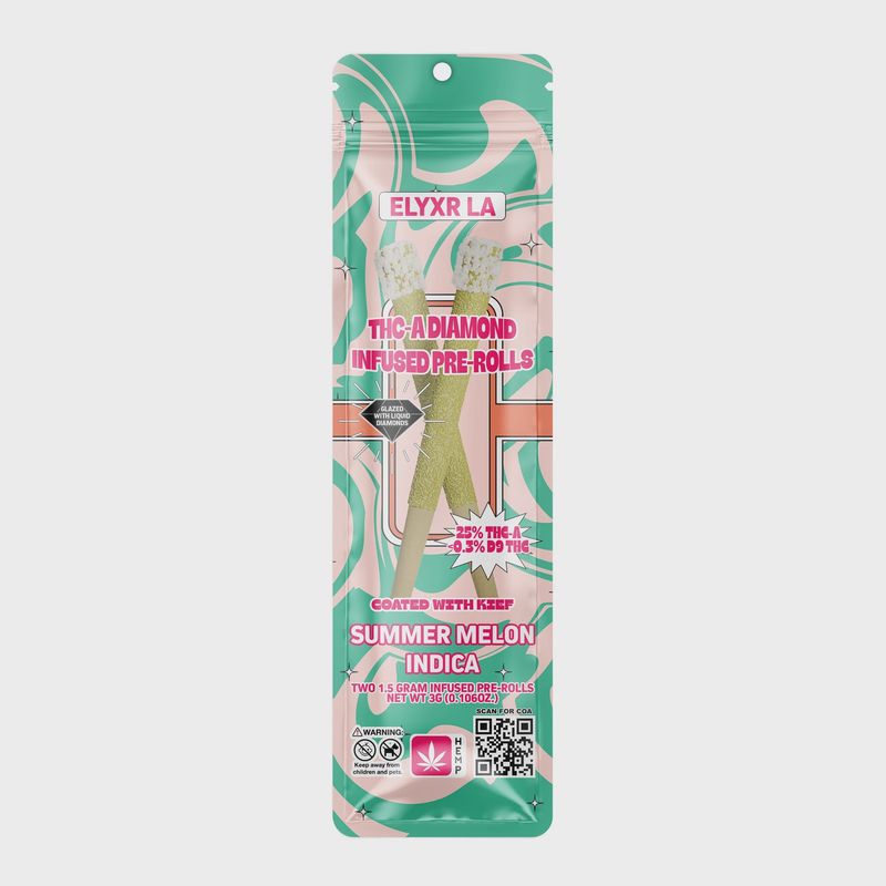 1.5G Diamond Infused Pre-Rolls (2 pack)