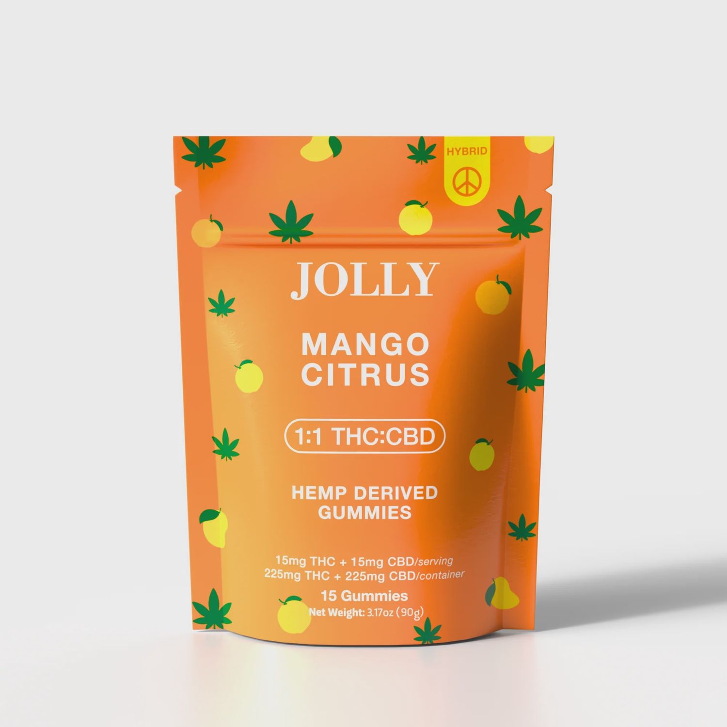 Jolly 15mg Mango Citrus Gummies