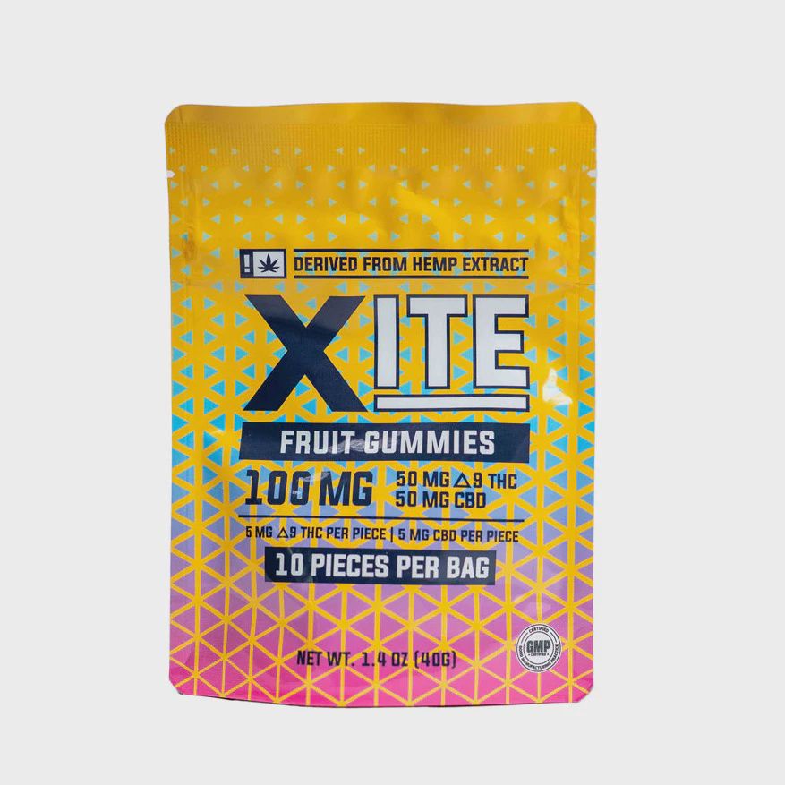 Xite D9 Fruit Gummies (5mg D9 5mg CBD)