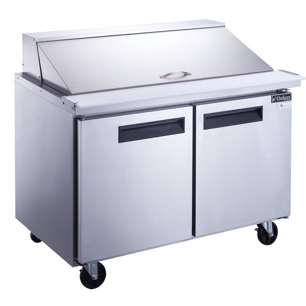 Dukers DSP48-18M-S2 48 Dukers DSP48-18M-S2 48" 2-Door Mega Top Refrigerated Prep Table