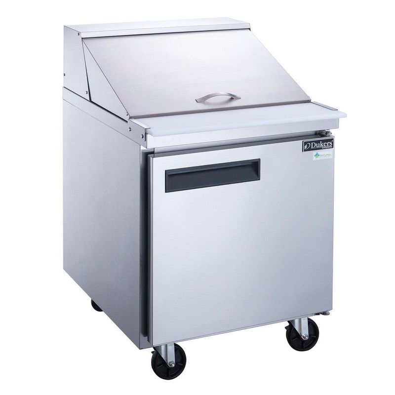 Dukers DSP29-12M-S1 29" 1-Door Mega Top Refrigerated Prep Table