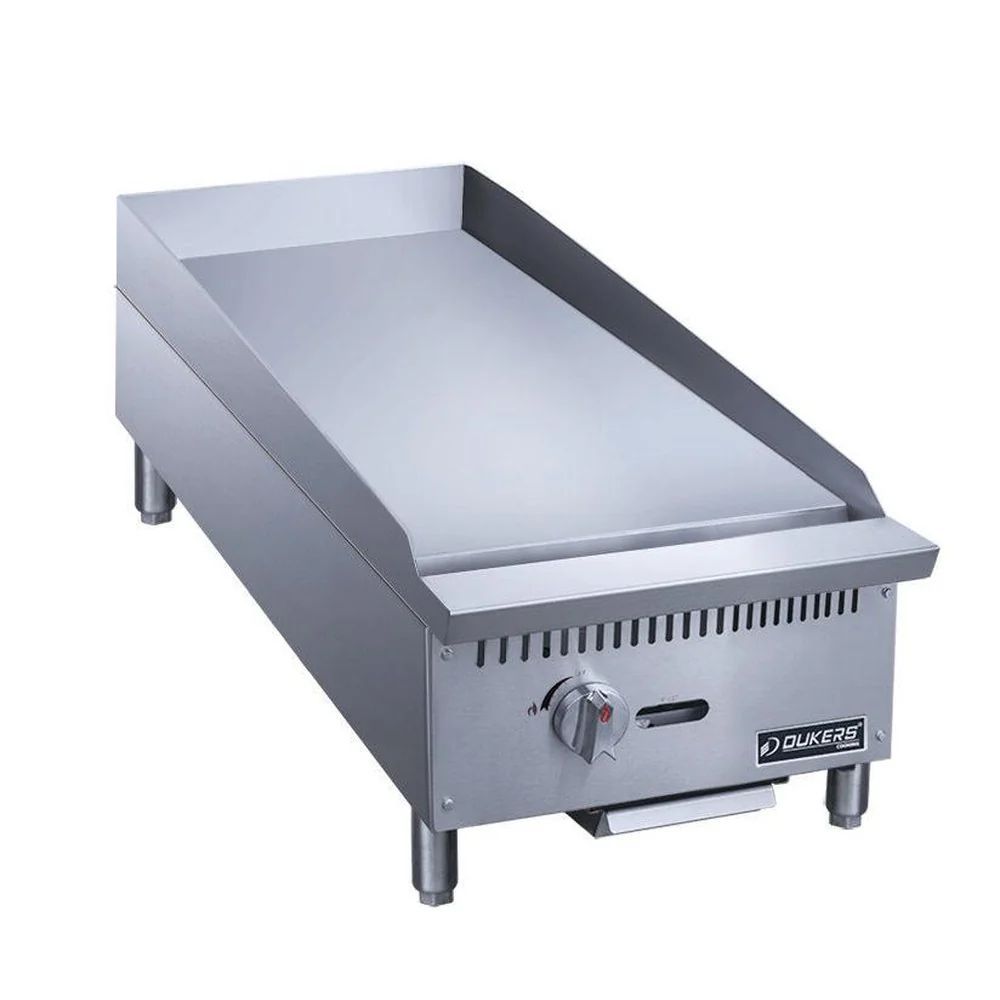 Dukers DCGMA12 12 Dukers DCGMA12 12" Heavy-Duty Commercial Gas Griddle
