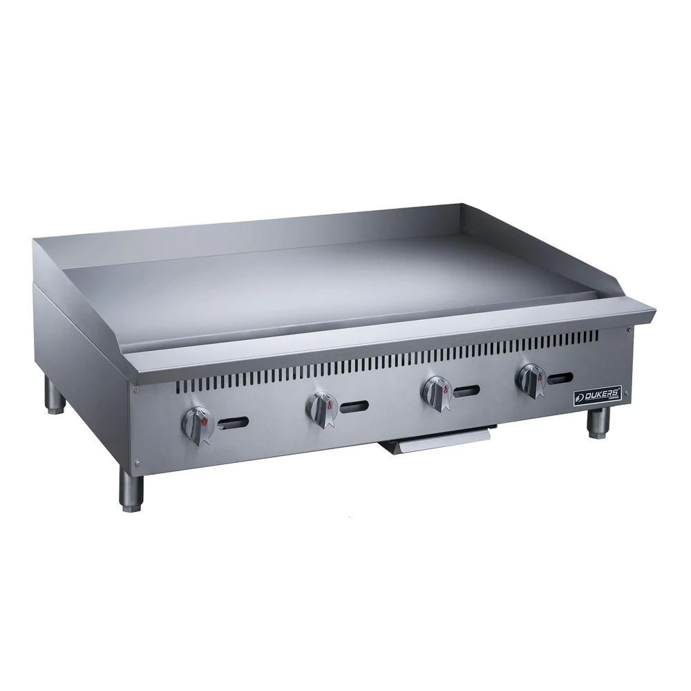 Dukers DCGT48 48 Dukers DCGT48 48" Commercial Thermostatic Gas Griddle