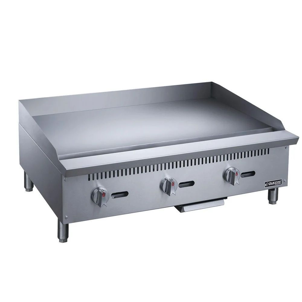 Dukers DCGT36 36 Dukers DCGT36 36" Commercial Thermostatic Gas Griddle