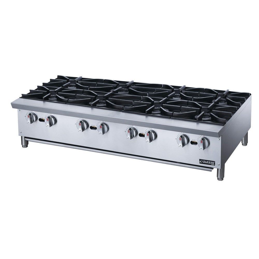 DCHPB48 — Dukers 8-Burner Commercial Countertop Hot Plate