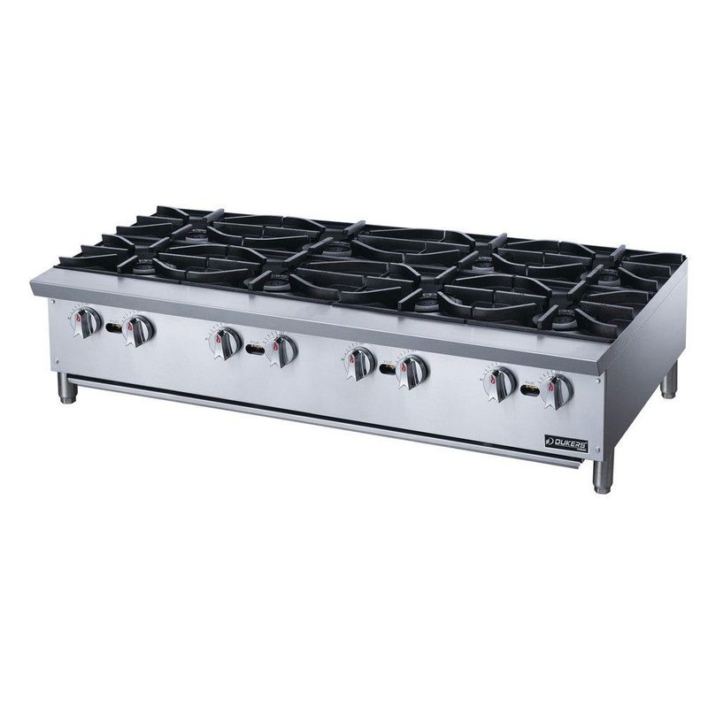 DCHPB48 — Dukers 8-Burner Commercial Countertop Hot Plate